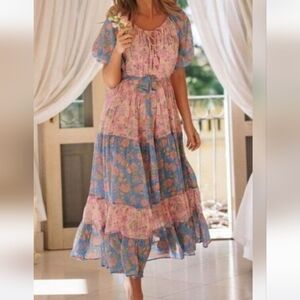 Floral Bohemian Maxi Dress